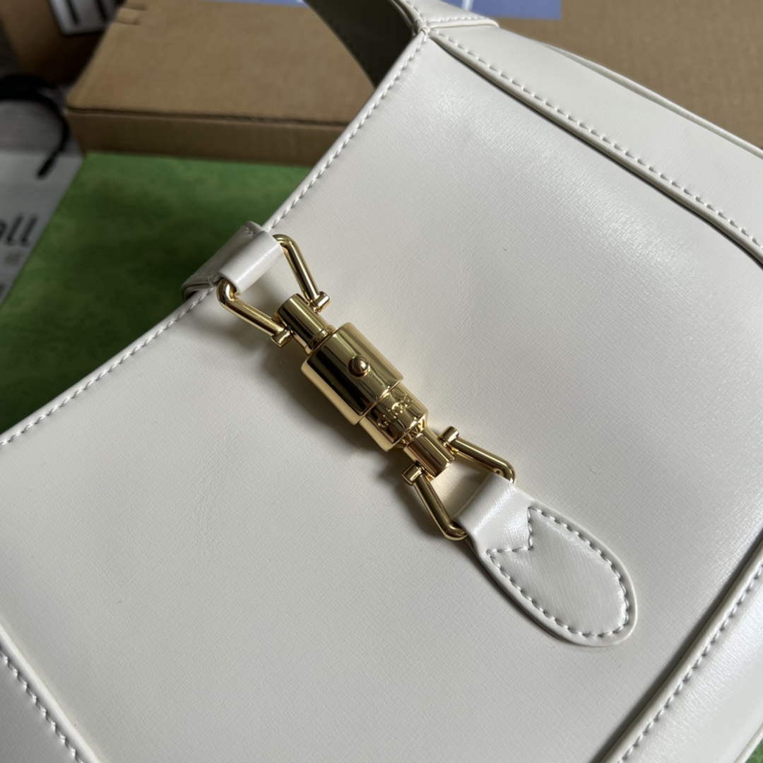 Gucci 636709 Jackie 1961 Small Shoulder Bag White - Default Title - View 5