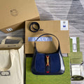 Gucci 636709 Jackie 1961 Small Shoulder Bag Dark Blue