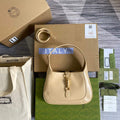 Gucci 636709 Jackie 1961 Small Shoulder Bag Beige