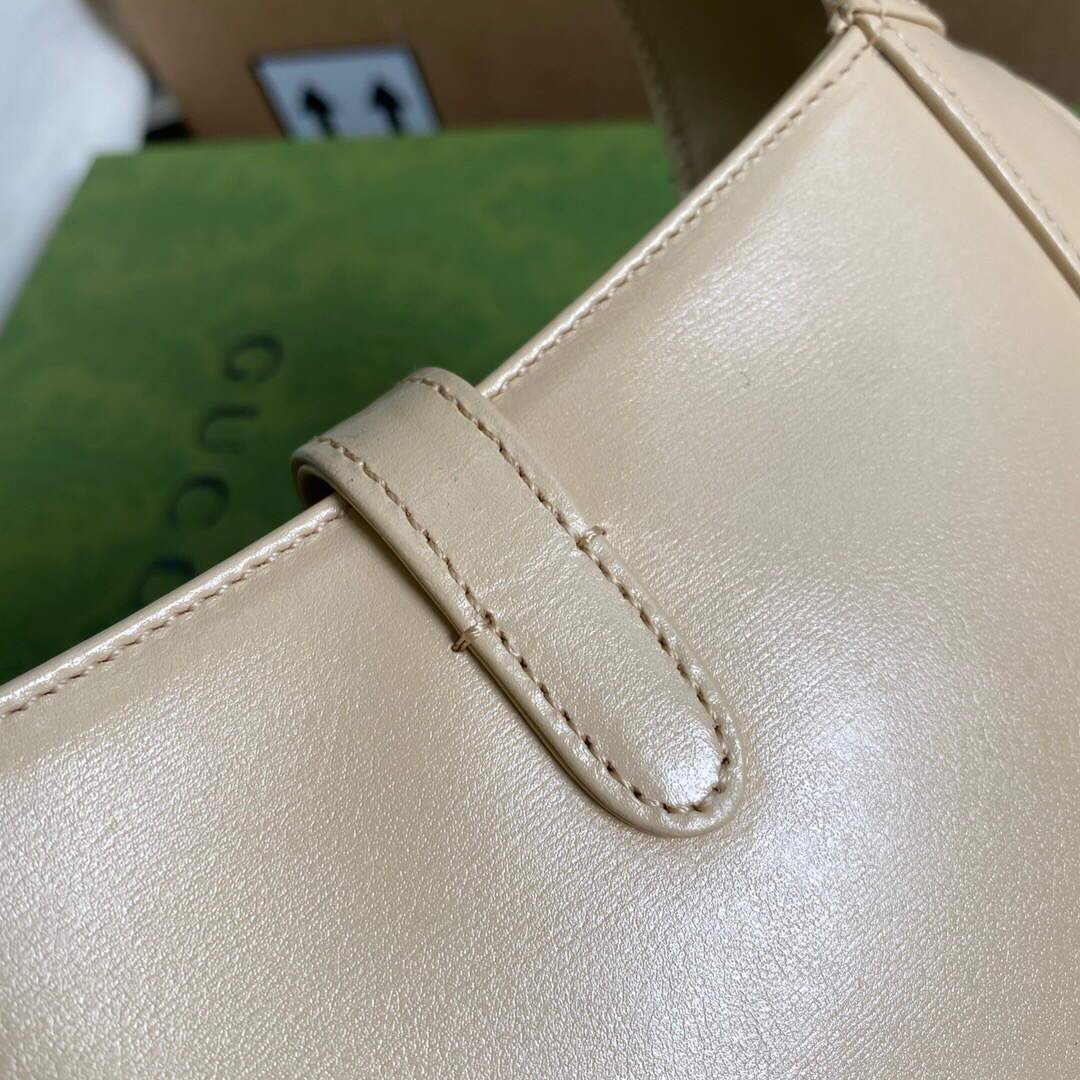 Gucci 637091 Jackie 1961 Mini Shoulder Bag Beige