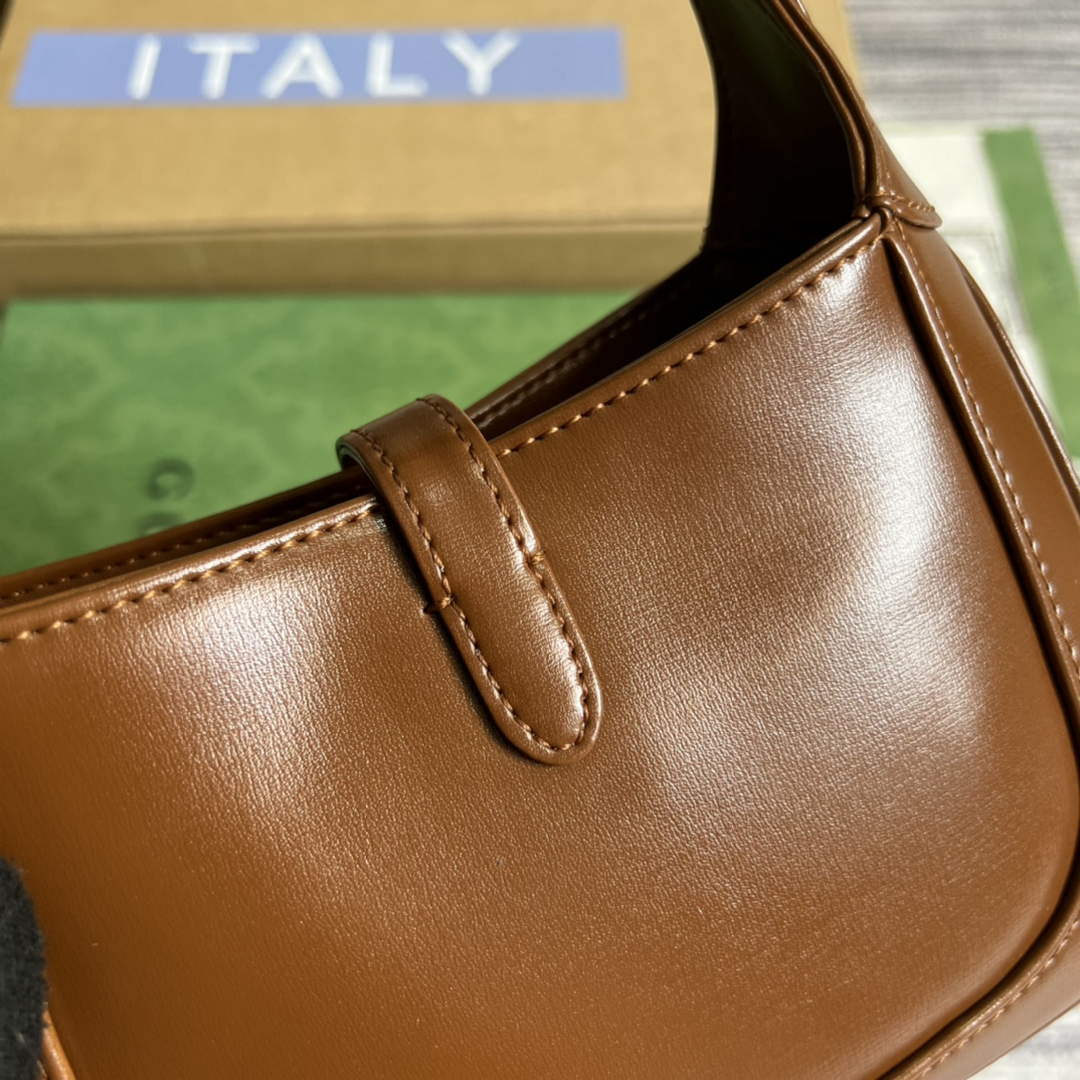 Gucci 637091 Jackie 1961 mini shoulder bag Brown - Default Title - View 7