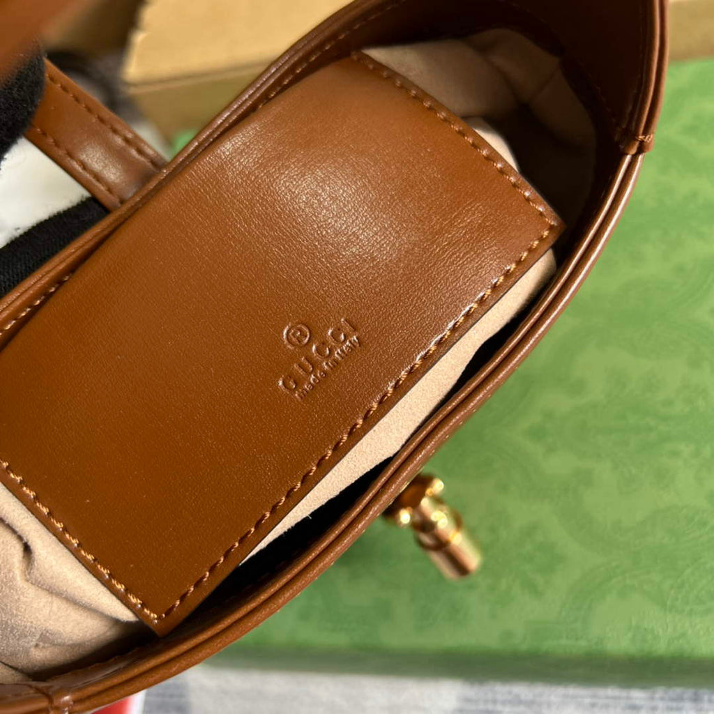 Gucci 637091 Jackie 1961 mini shoulder bag Brown