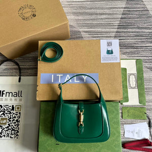 Gucci 637091 Jackie 1961 mini shoulder bag Green - Default Title - View 1