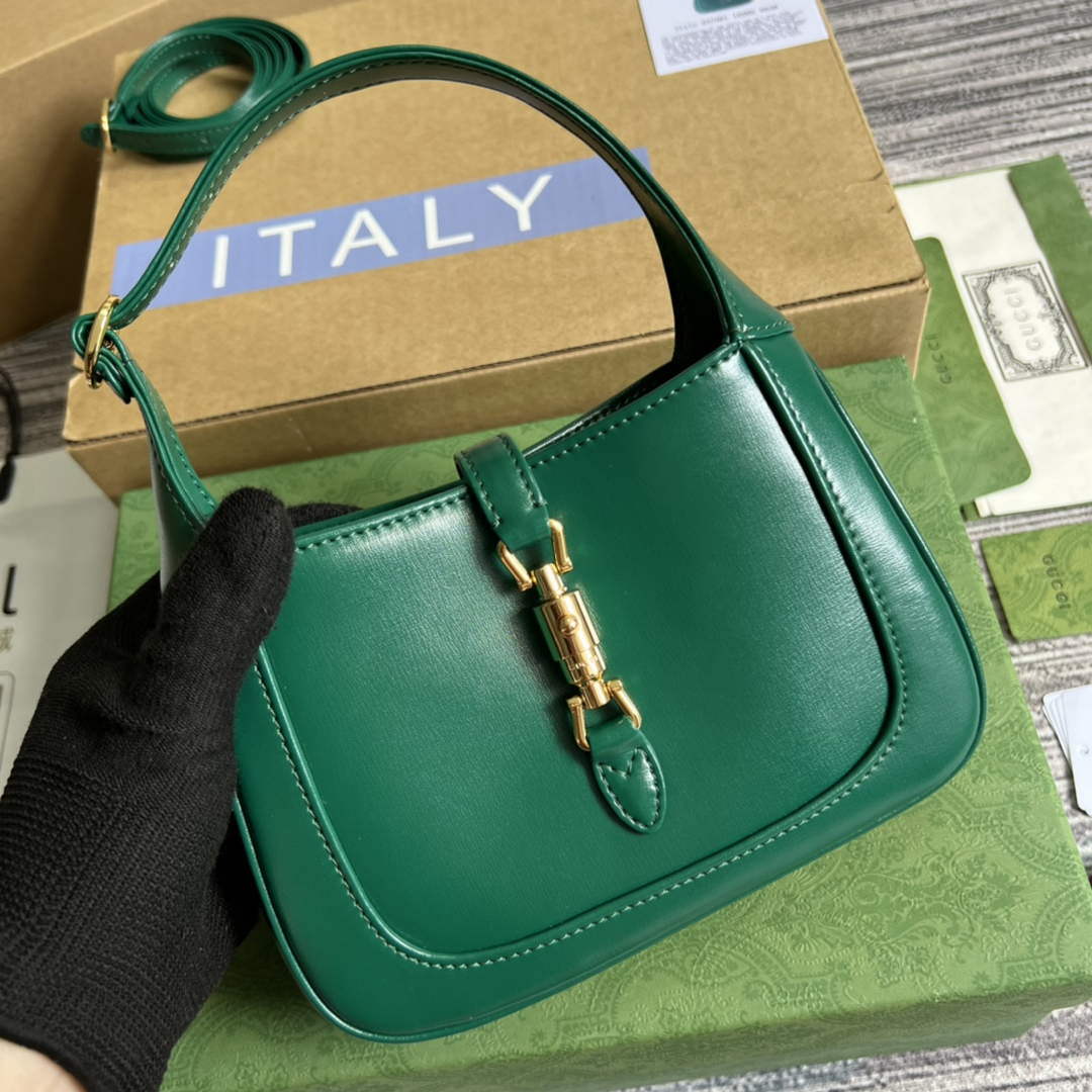 Gucci 637091 Jackie 1961 mini shoulder bag Green - Default Title - View 4