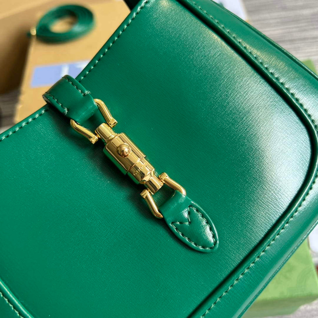 Gucci 637091 Jackie 1961 mini shoulder bag Green