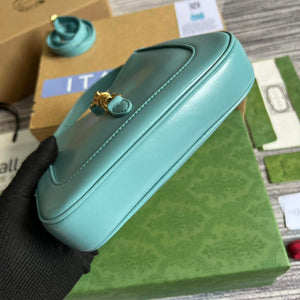 Gucci 637091 Jackie 1961 mini shoulder bag Light blue - Default Title - View 5