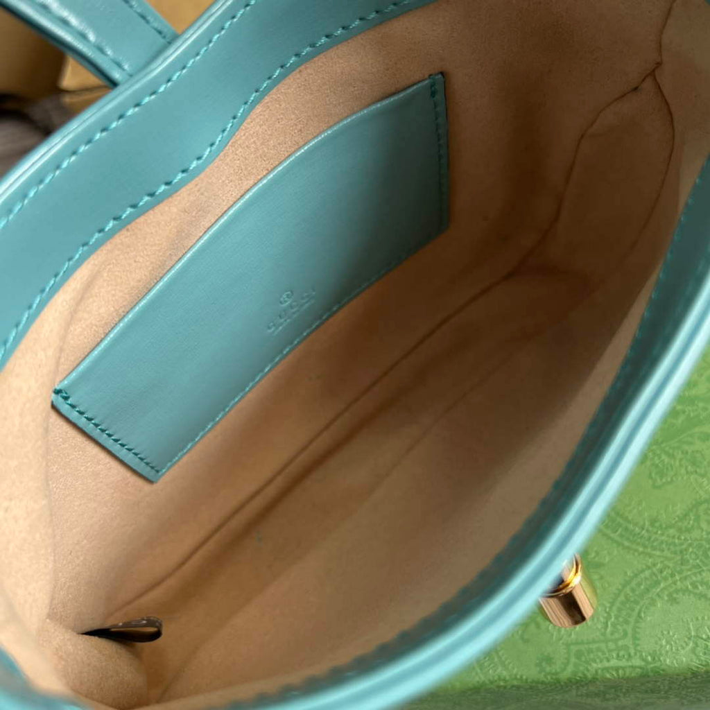 Gucci 637091 Jackie 1961 mini shoulder bag Light blue