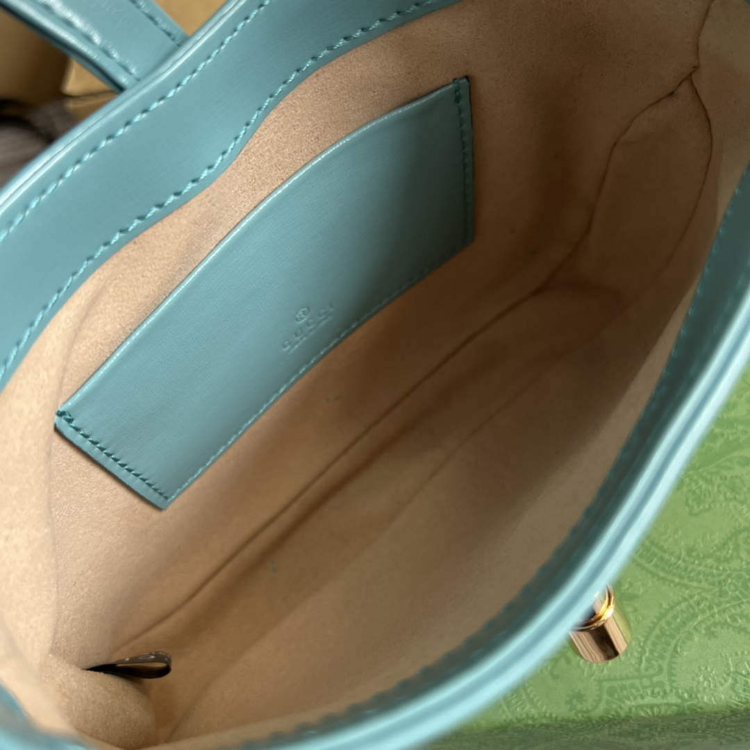 Gucci 637091 Jackie 1961 mini shoulder bag Light blue - Default Title - View 8