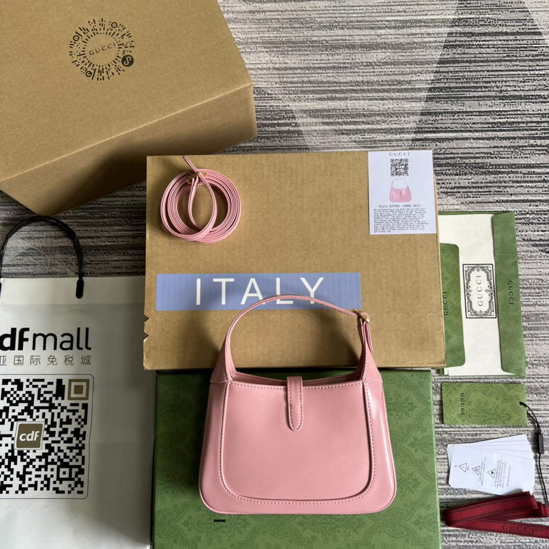Gucci 637091 Jackie 1961 mini shoulder bag Pink - Default Title - View 2
