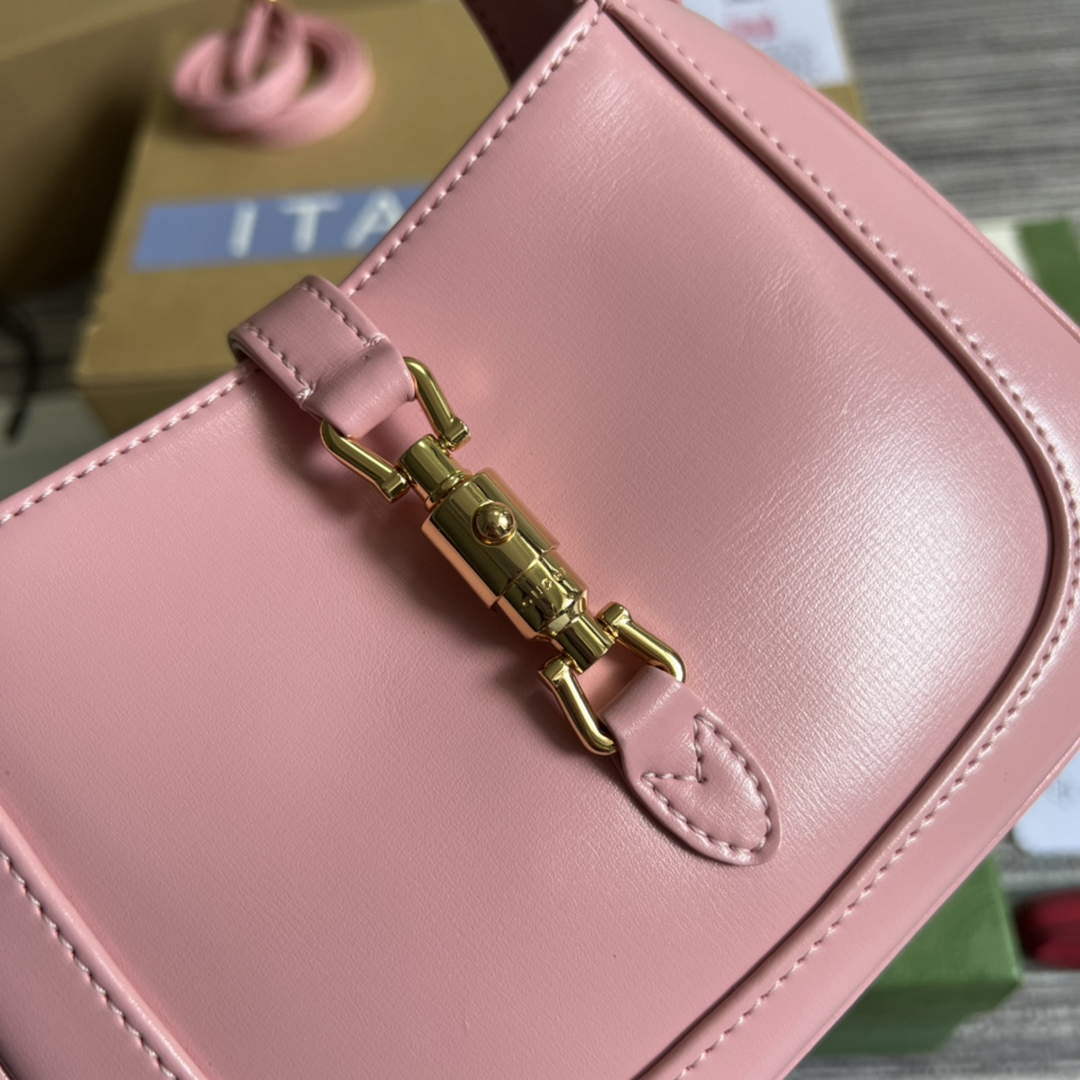 Gucci 637091 Jackie 1961 mini shoulder bag Pink - Default Title - View 5