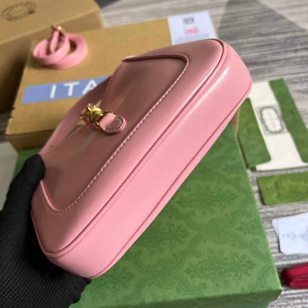 Gucci 637091 Jackie 1961 mini shoulder bag Pink