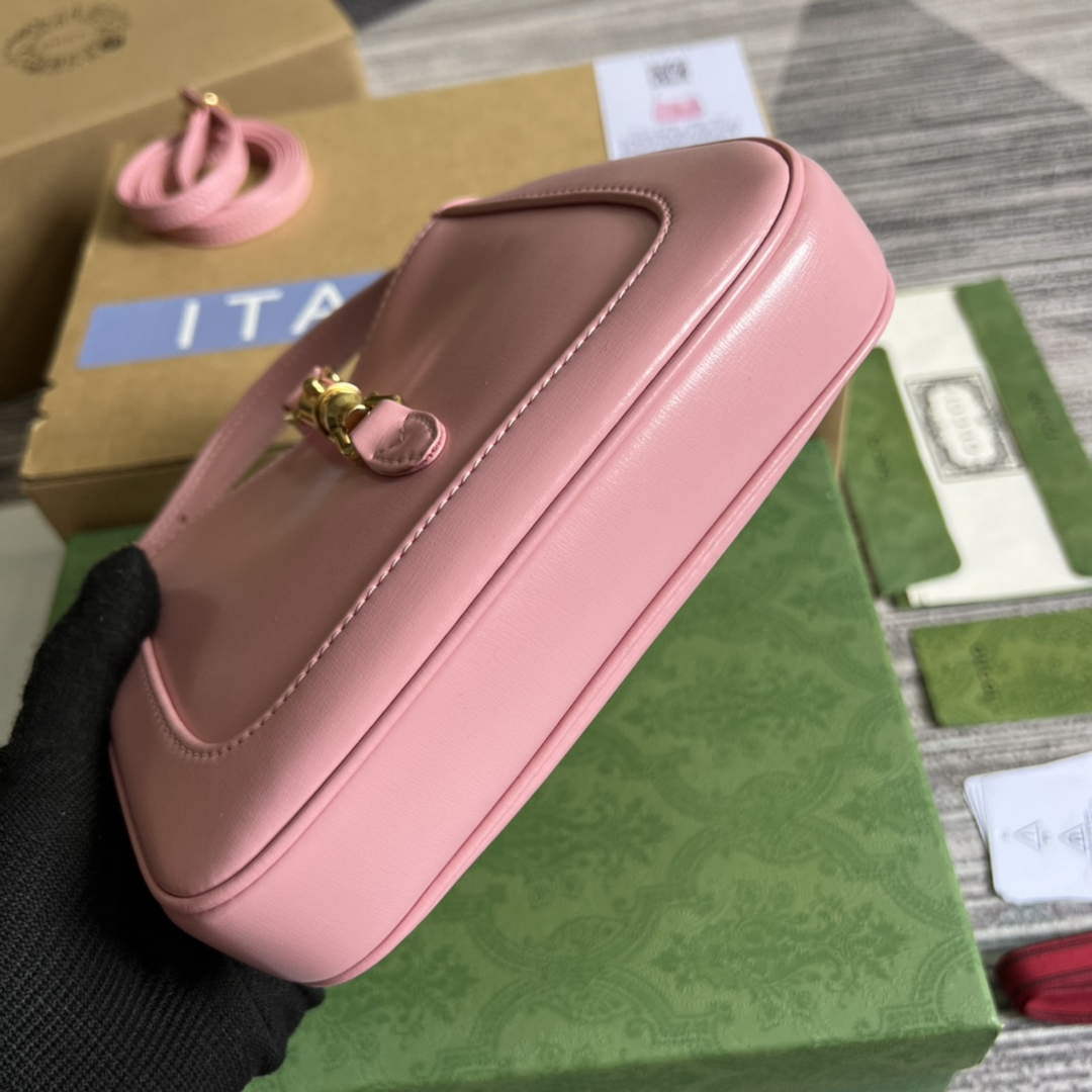 Gucci 637091 Jackie 1961 mini shoulder bag Pink - Default Title - View 6