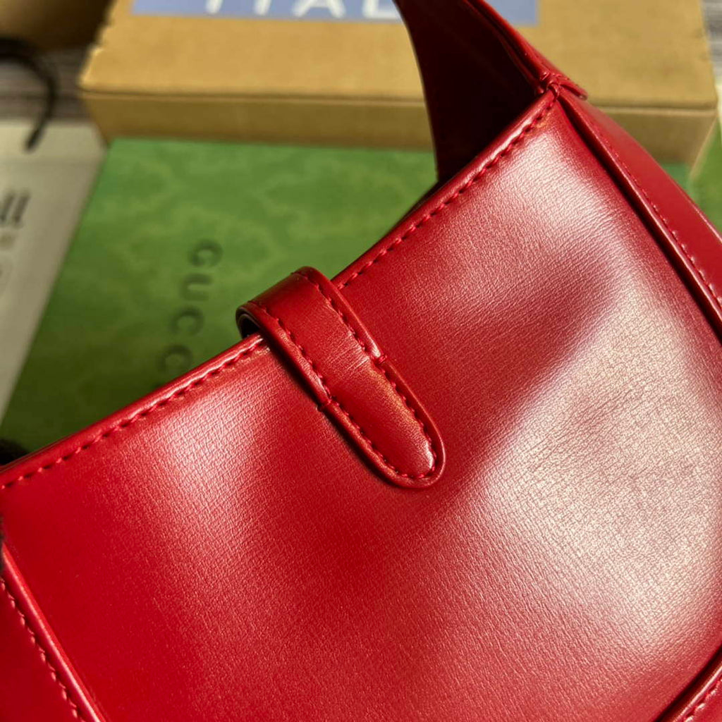 Gucci 637091 Jackie 1961 mini shoulder bag Red