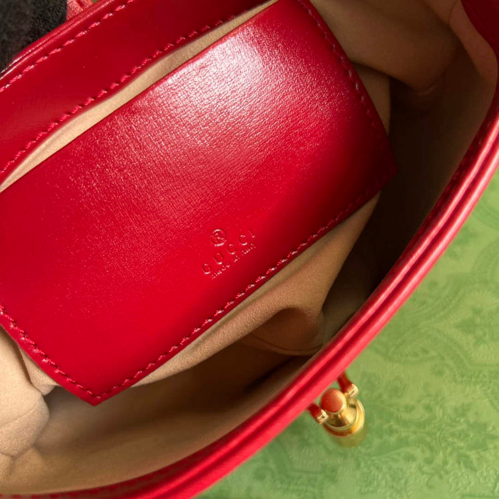 Gucci 637091 Jackie 1961 mini shoulder bag Red