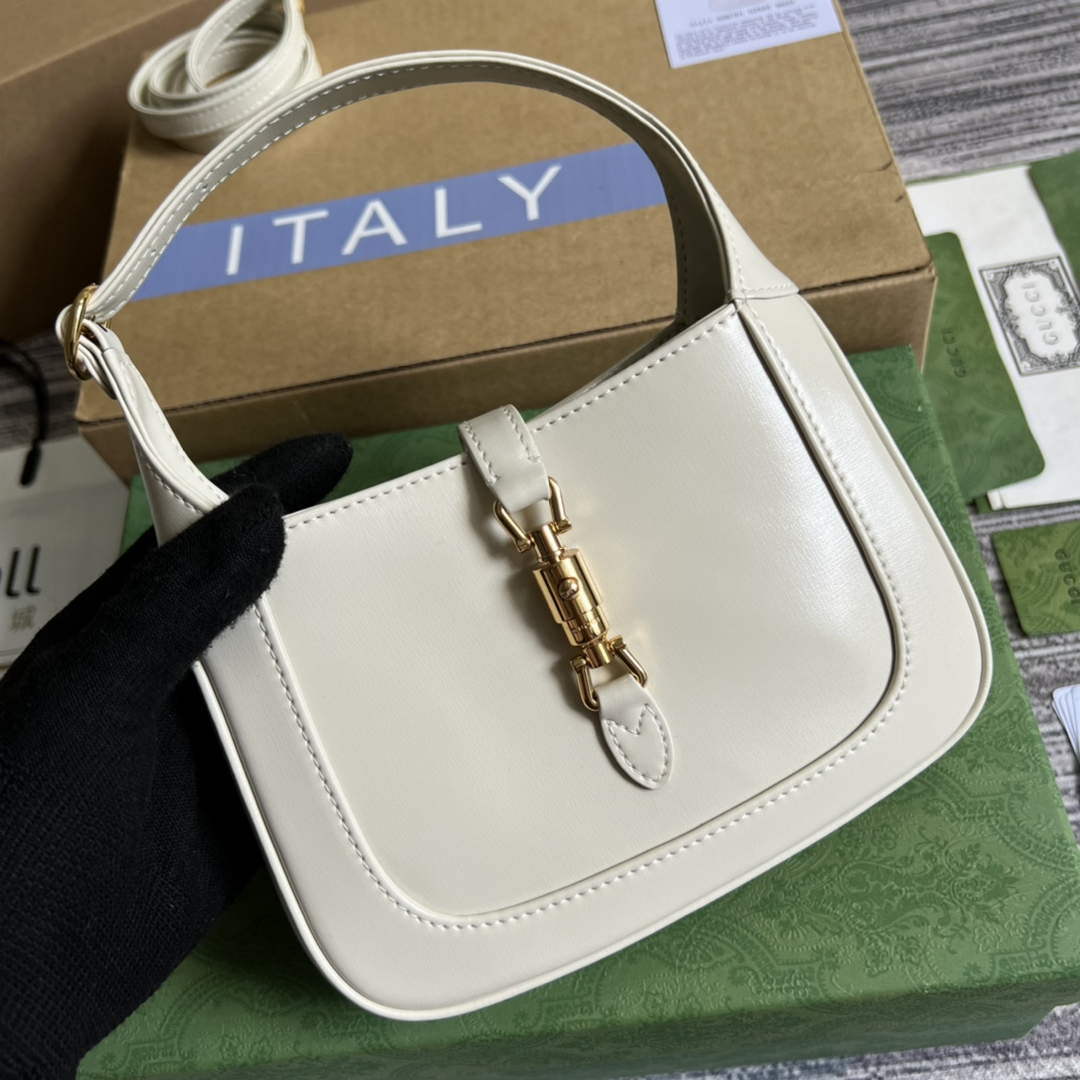 Gucci 637091 Jackie 1961 mini shoulder bag White - Default Title - View 4