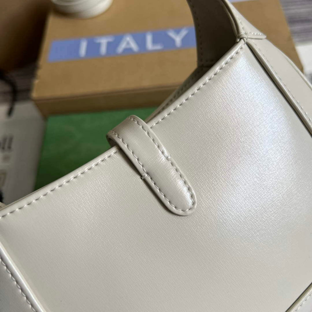 Gucci 637091 Jackie 1961 mini shoulder bag White