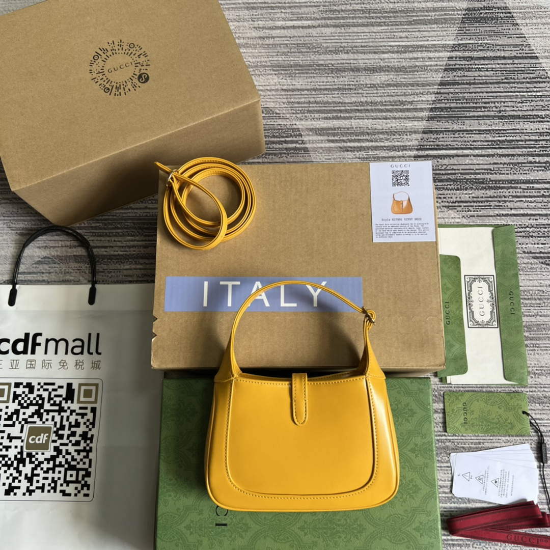 Gucci 637091 Jackie 1961 mini shoulder bag Yellow - Default Title - View 2