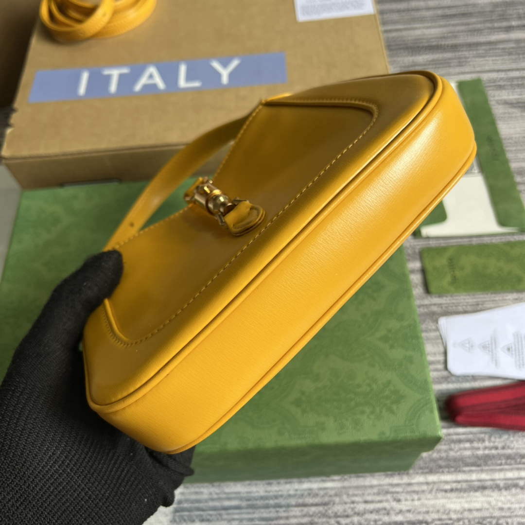 Gucci 637091 Jackie 1961 mini shoulder bag Yellow - Default Title - View 6