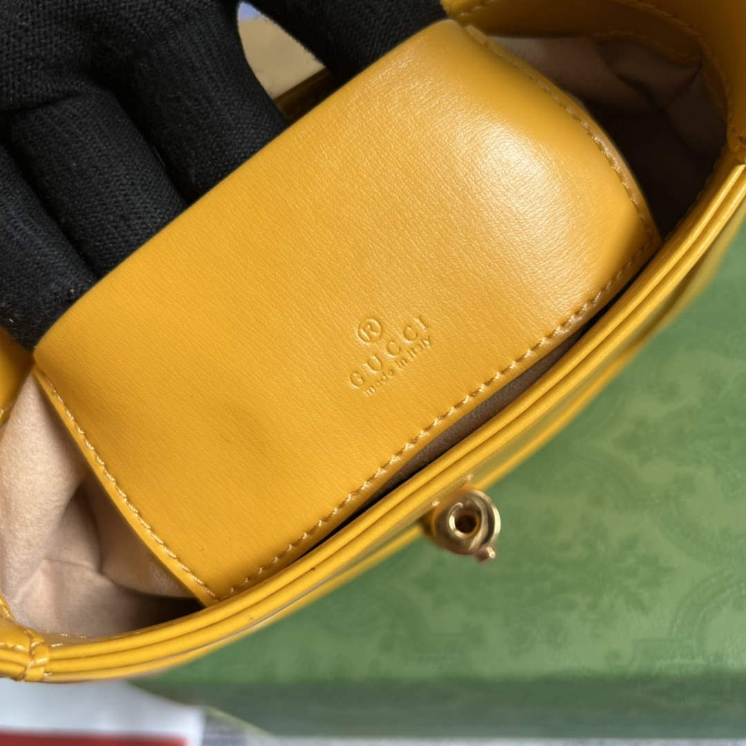 Gucci 637091 Jackie 1961 mini shoulder bag Yellow - Default Title - View 9