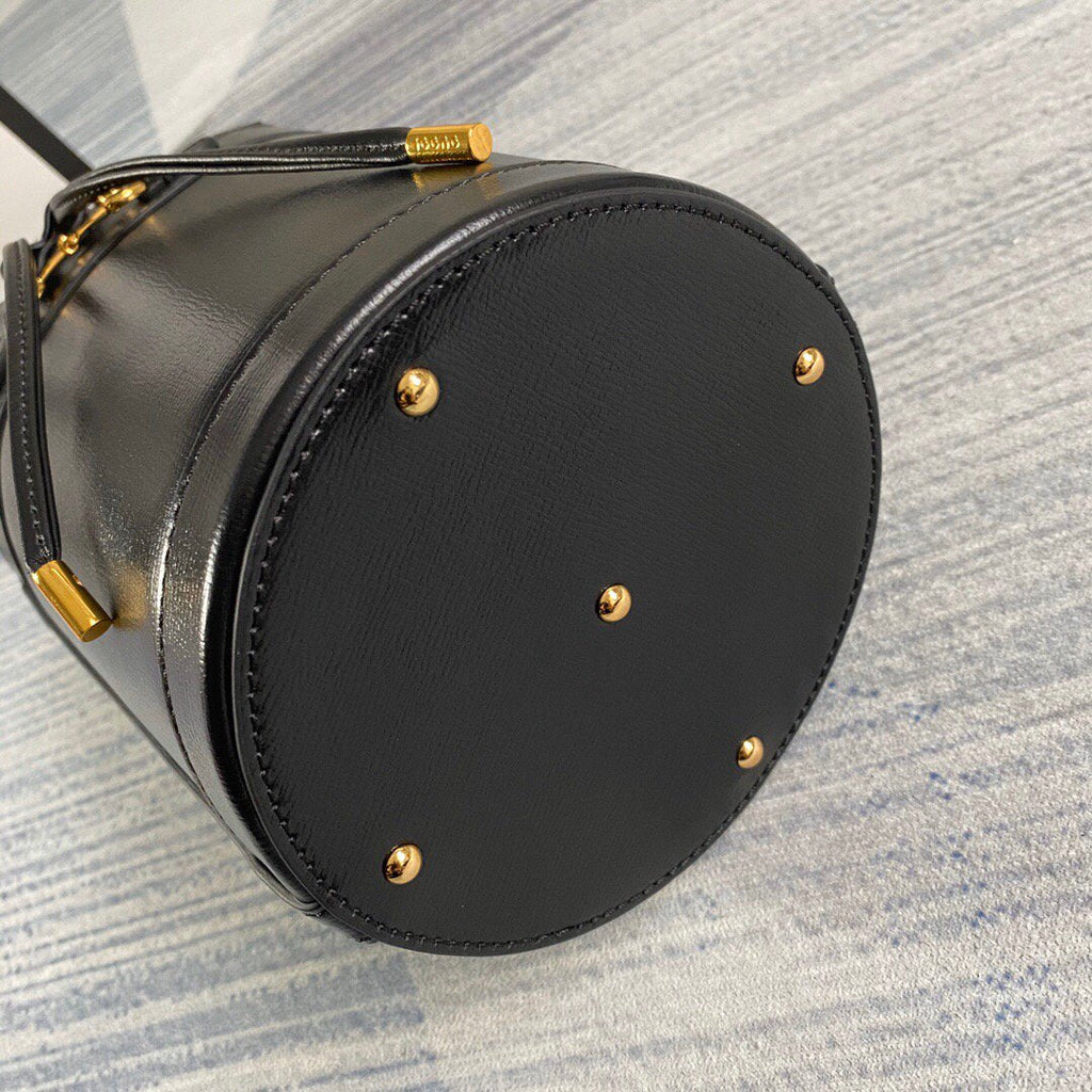 Gucci 637115 Gucci Horsebit 1955 Small Bucket Bag Black