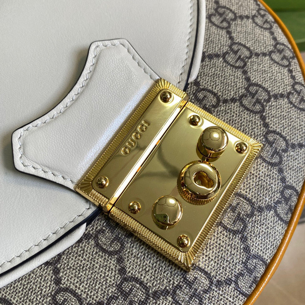 Gucci 644524 Padlock small shoulder bag Beige