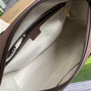 Gucci 645017 GG Small Duffel Bag With Web Brown - Default Title - View 9