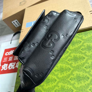 Gucci 645093 Jumbo GG Belt Bag Black - Default Title - View 7