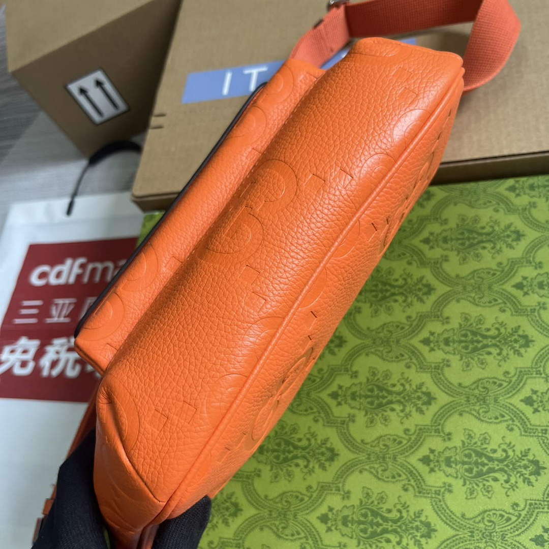 Gucci 645093 Jumbo GG Belt Bag Orange - Default Title - View 8