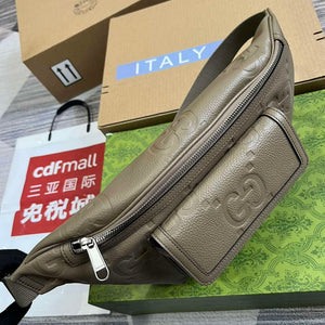 Gucci 645093 Jumbo GG Belt Bag Taupe - Default Title - View 4