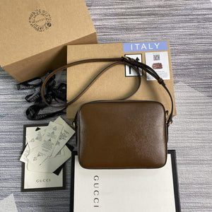 Gucci 645454 Gucci Horsebit 1955 Small Shoulder Bag Brown - Default Title - View 2