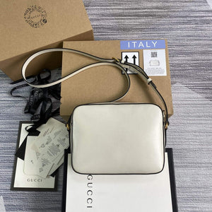 Gucci 645454 Gucci Horsebit 1955 Small Shoulder Bag Beige - Default Title - View 3