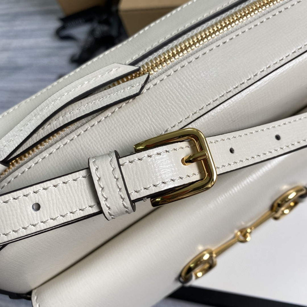 Gucci 645454 Gucci Horsebit 1955 Small Shoulder Bag Beige