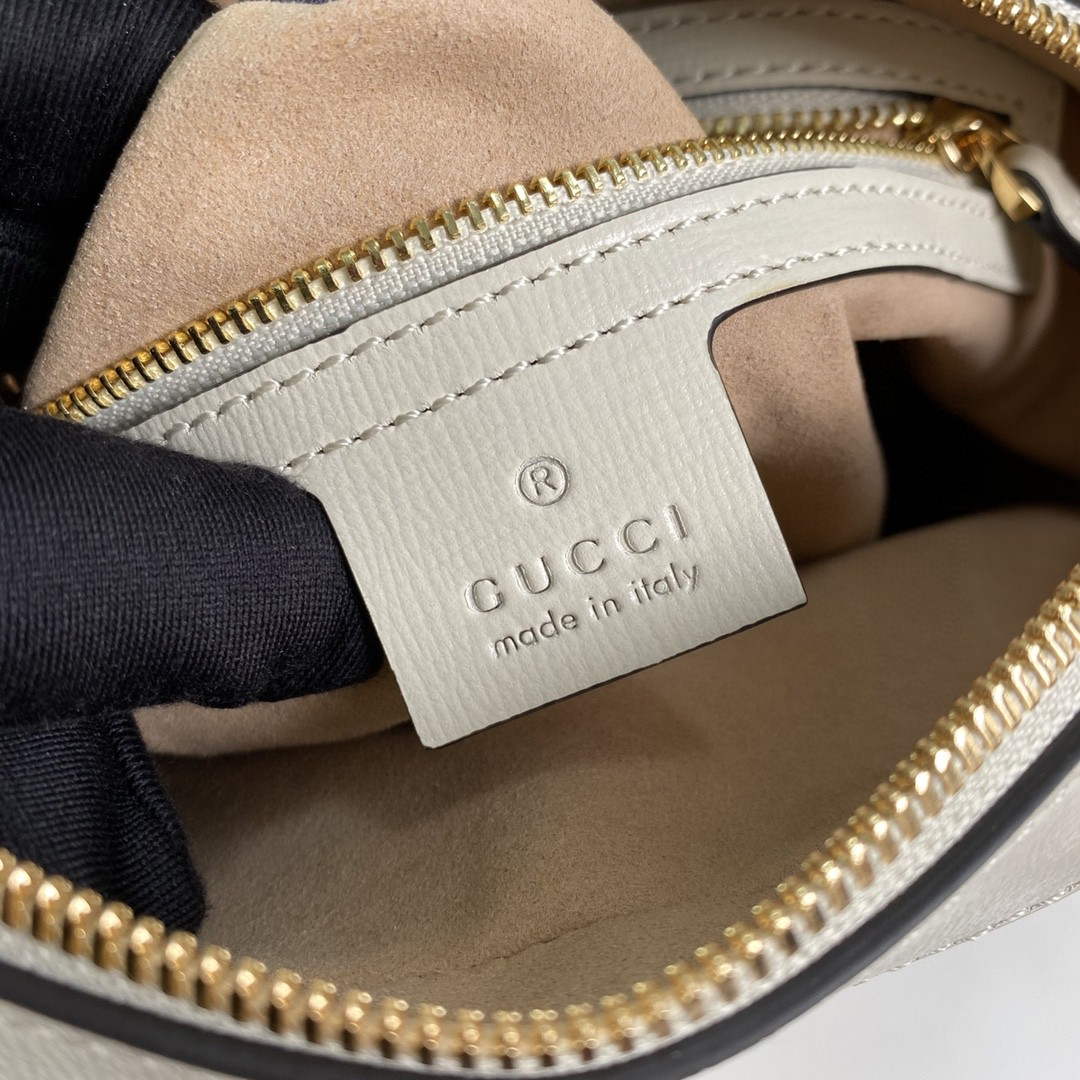 Gucci 645454 Gucci Horsebit 1955 Small Shoulder Bag Beige Tan - Default Title - View 2
