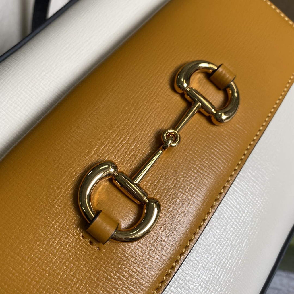 Gucci 645454 Gucci Horsebit 1955 Small Shoulder Bag Beige Tan