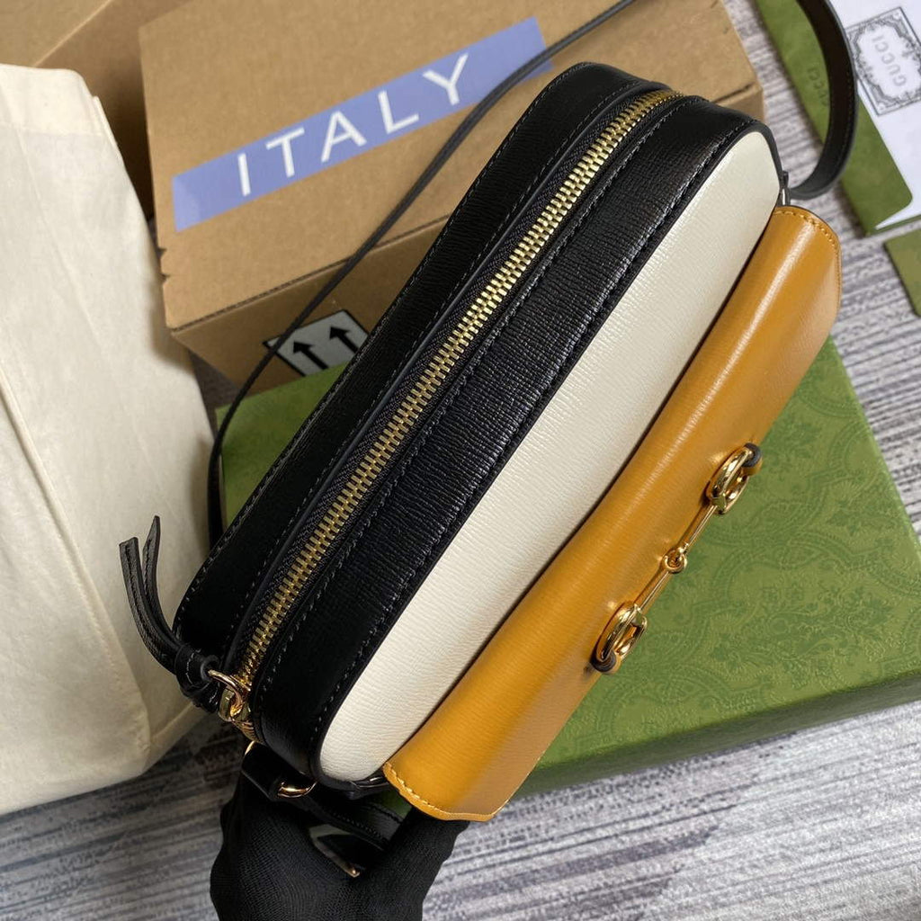 Gucci 645454 Gucci Horsebit 1955 Small Shoulder Bag Beige Tan