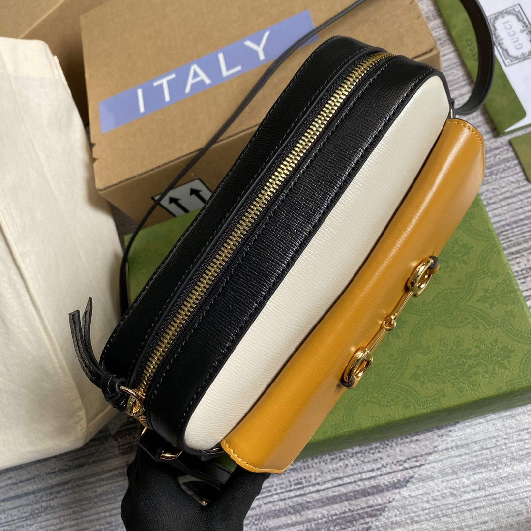 Gucci 645454 Gucci Horsebit 1955 Small Shoulder Bag Beige Tan - Default Title - View 7