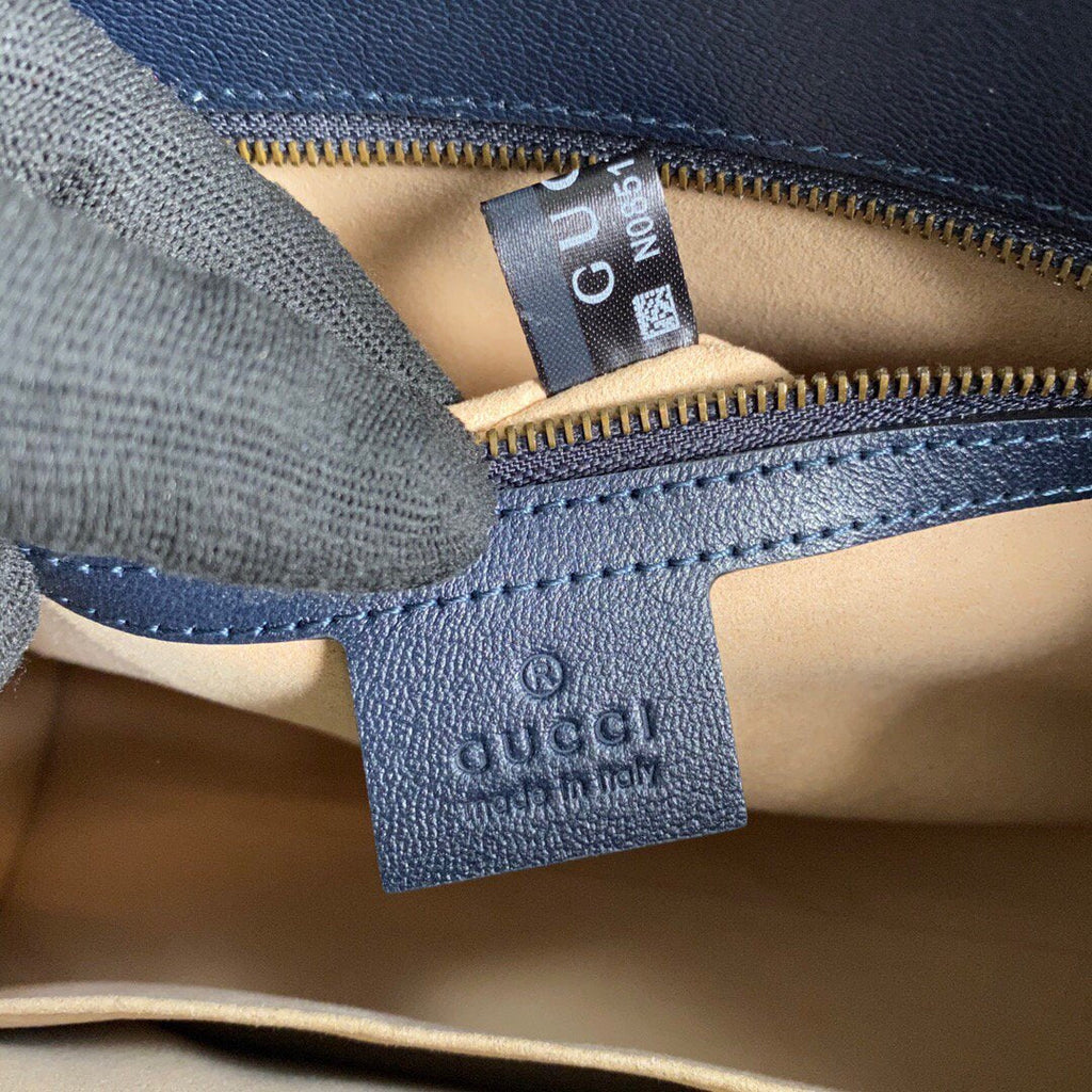 Gucci 648999 Small Shoulder Bag With Double G Red Yellow