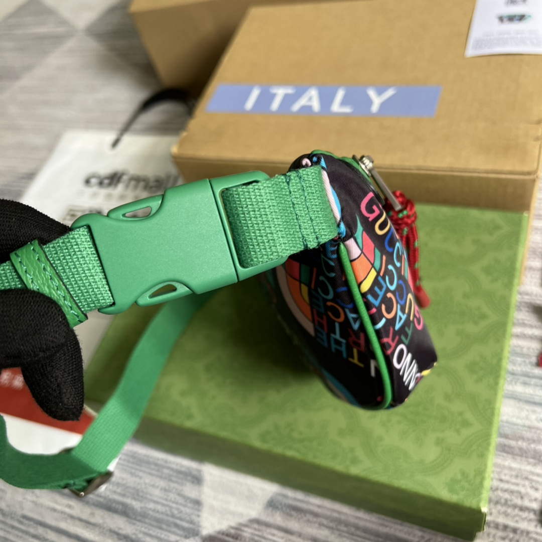 Gucci 650299 The North Face x Gucci belt bag Green - Default Title - View 3
