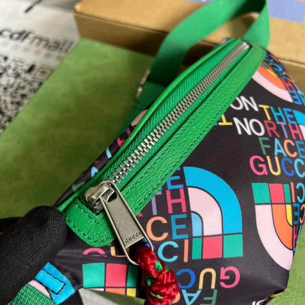 Gucci 650299 The North Face x Gucci belt bag Green