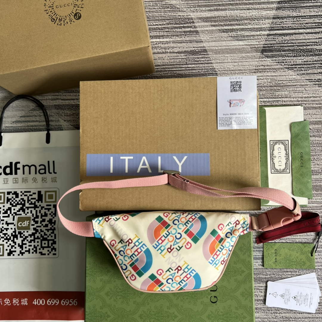 Gucci 650299 The North Face x Gucci belt bag Pink - Default Title - View 2