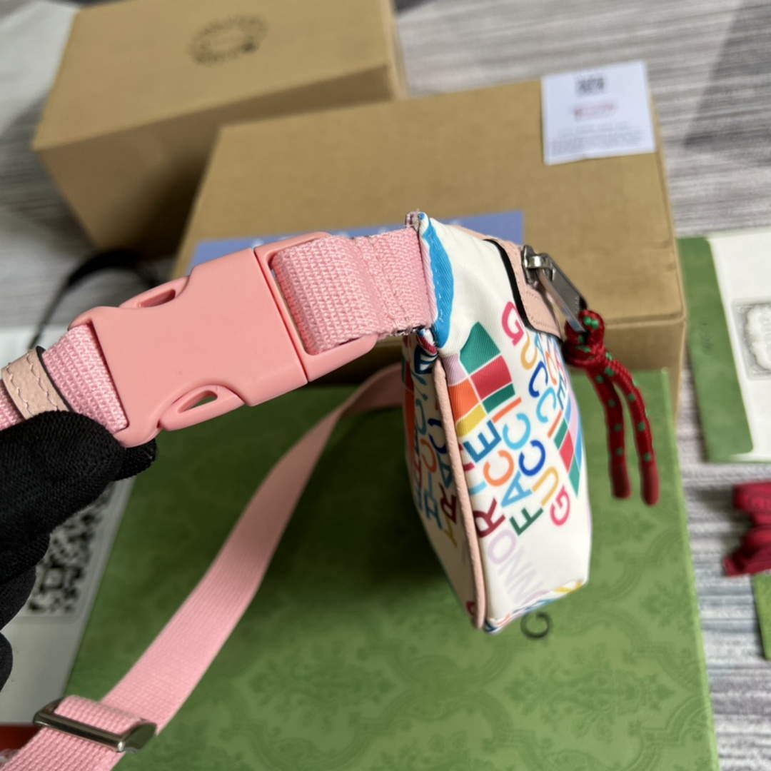 Gucci 650299 The North Face x Gucci belt bag Pink - Default Title - View 3