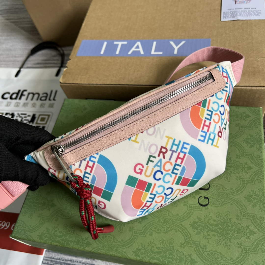 Gucci 650299 The North Face x Gucci belt bag Pink - Default Title - View 4
