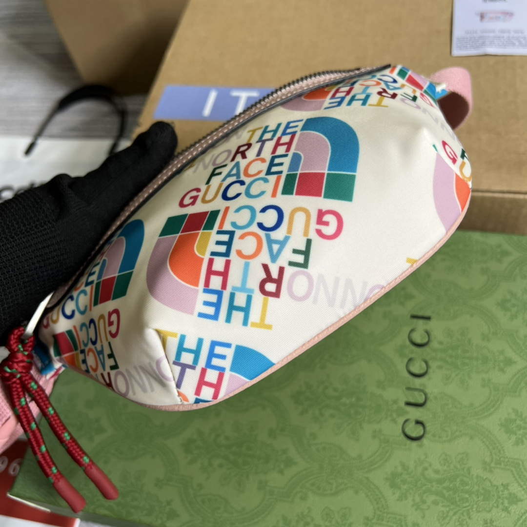 Gucci 650299 The North Face x Gucci belt bag Pink - Default Title - View 5