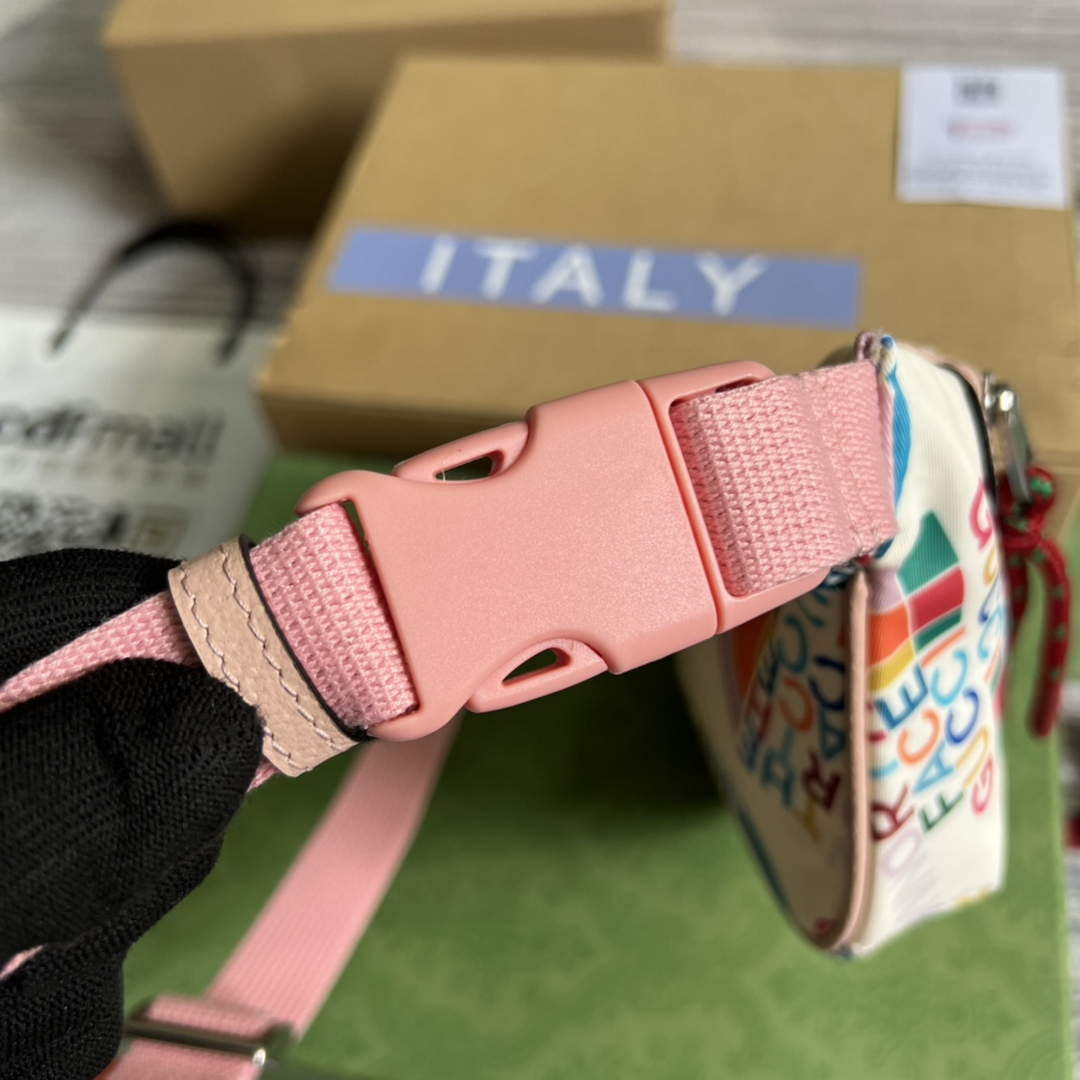 Gucci 650299 The North Face x Gucci belt bag Pink - Default Title - View 6