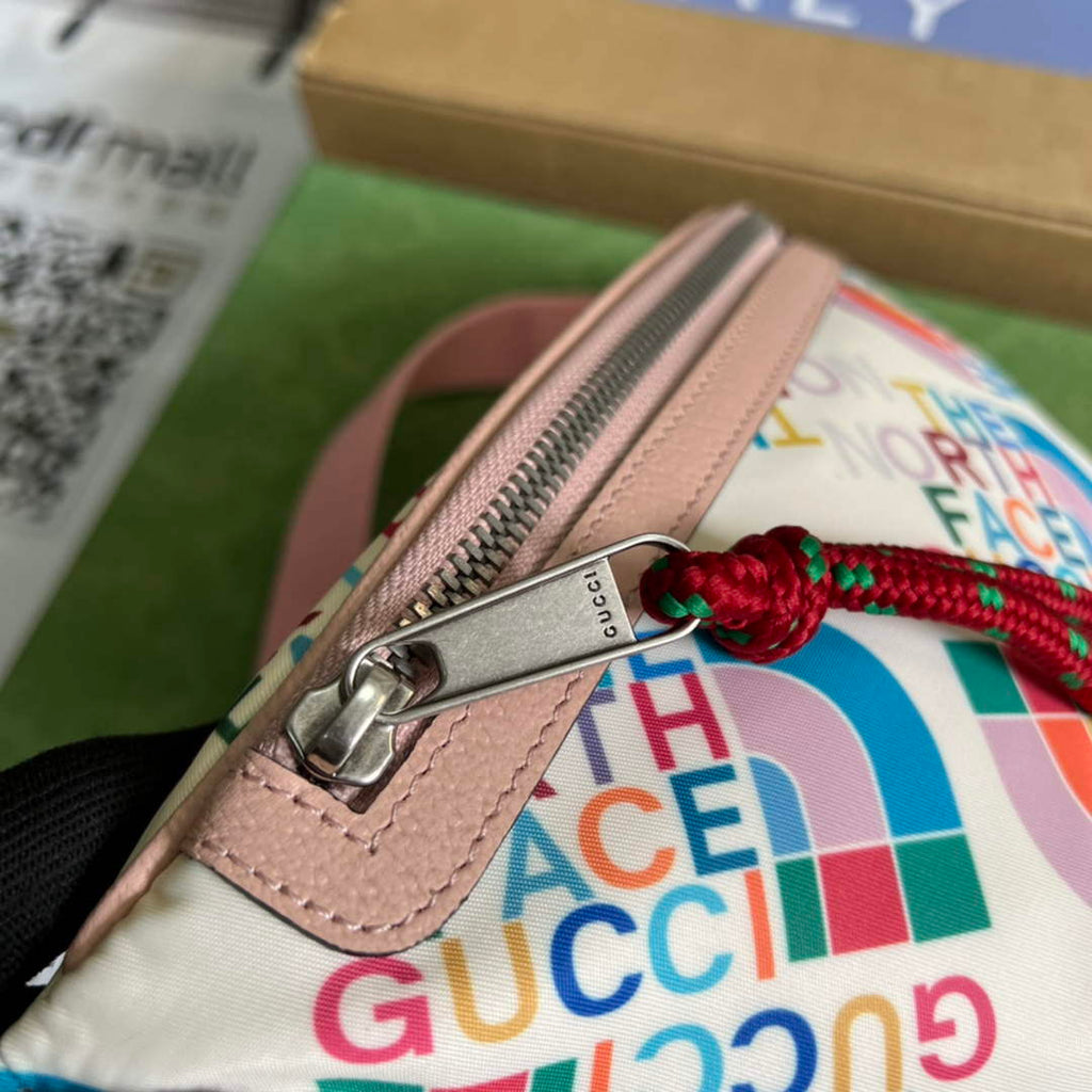 Gucci 650299 The North Face x Gucci belt bag Pink
