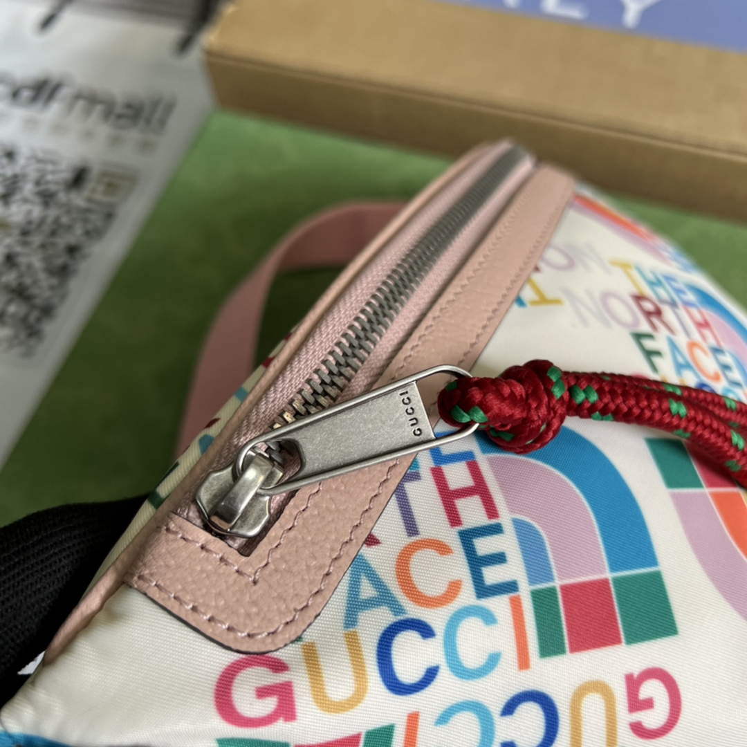 Gucci 650299 The North Face x Gucci belt bag Pink - Default Title - View 7