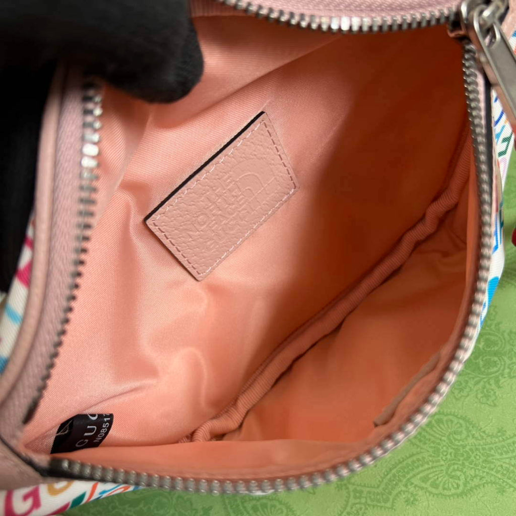 Gucci 650299 The North Face x Gucci belt bag Pink