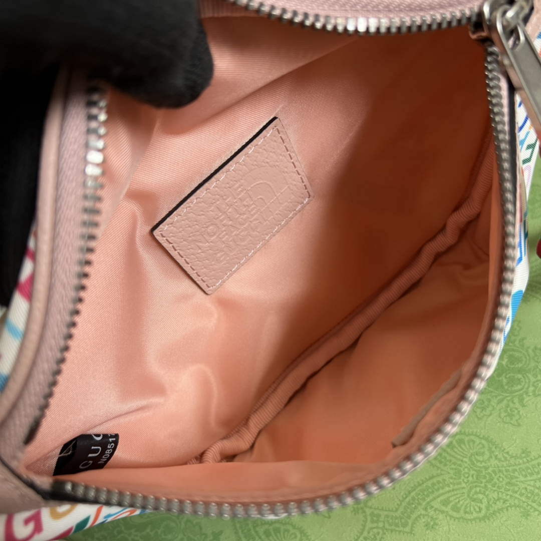 Gucci 650299 The North Face x Gucci belt bag Pink - Default Title - View 9