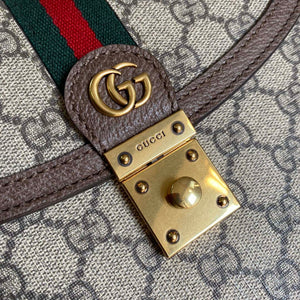 Gucci 651055 Ophidia GG small top handle bag Beige and ebony - Default Title - View 5