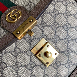 Gucci 651055 Ophidia GG small top handle bag Beige and ebony - Default Title - View 8